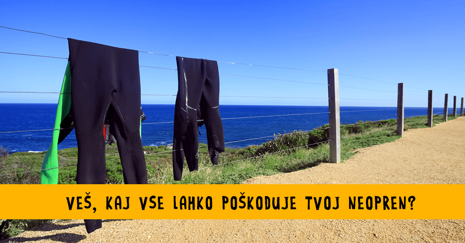 Kaj poškoduje neopren