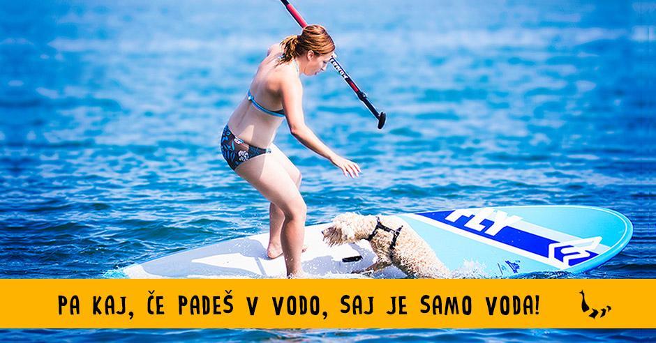 Prvic na supu - pa kaj, ce pades v vodo, saj je samo voda!