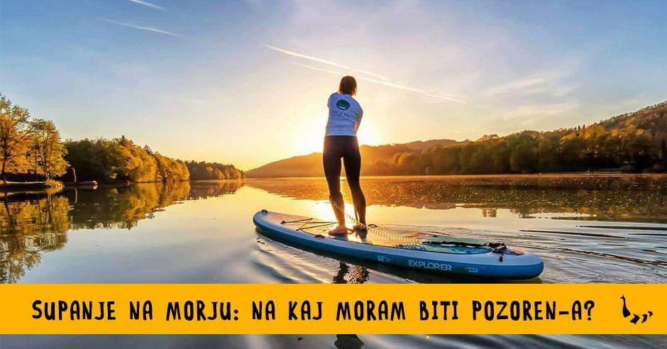 Supanje na morju na kaj moram biti pozoren-a