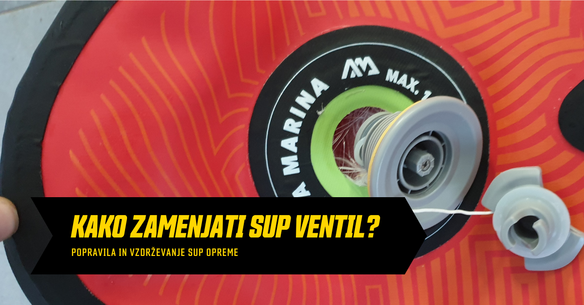 Kako zamenjati sup ventil