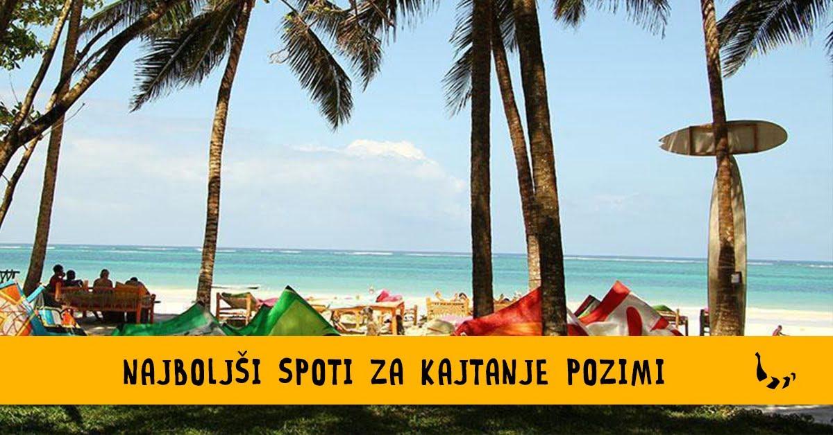 Najboljši spoti za kajtanje pozimi - Bananaway