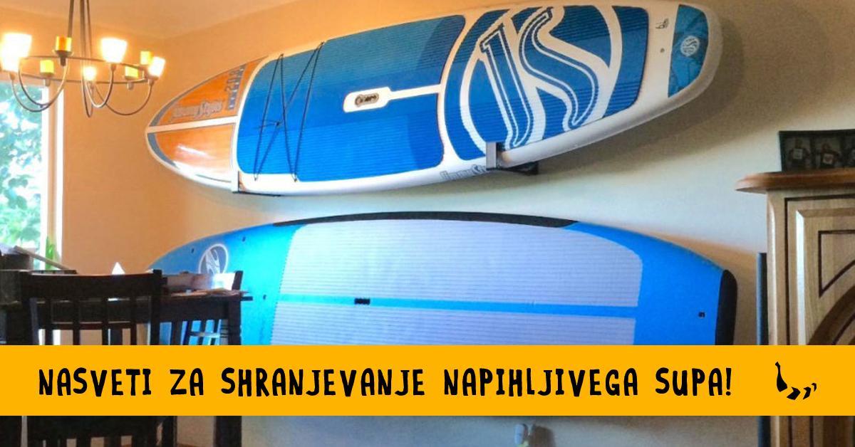 kako shraniti napihljiv sup