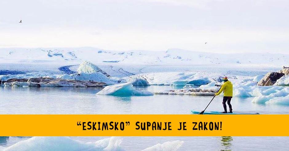 Ni zime za ta prave suparske "eskime" - Bananaway