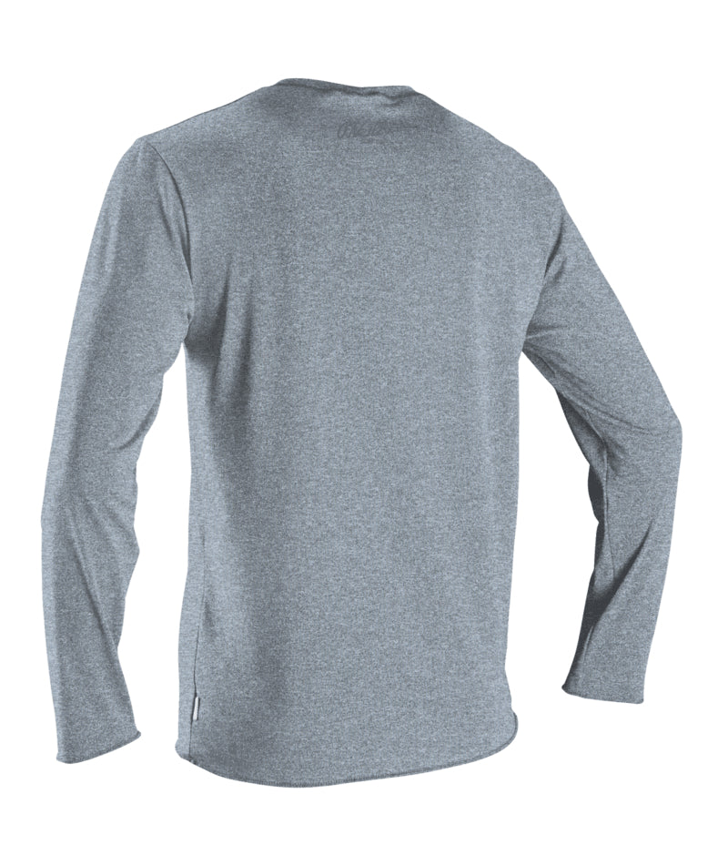 Dolga UV majica iz recikliranih materialov O'Neill Blueprint L/S, široka, sivo-modra, moška zadaj