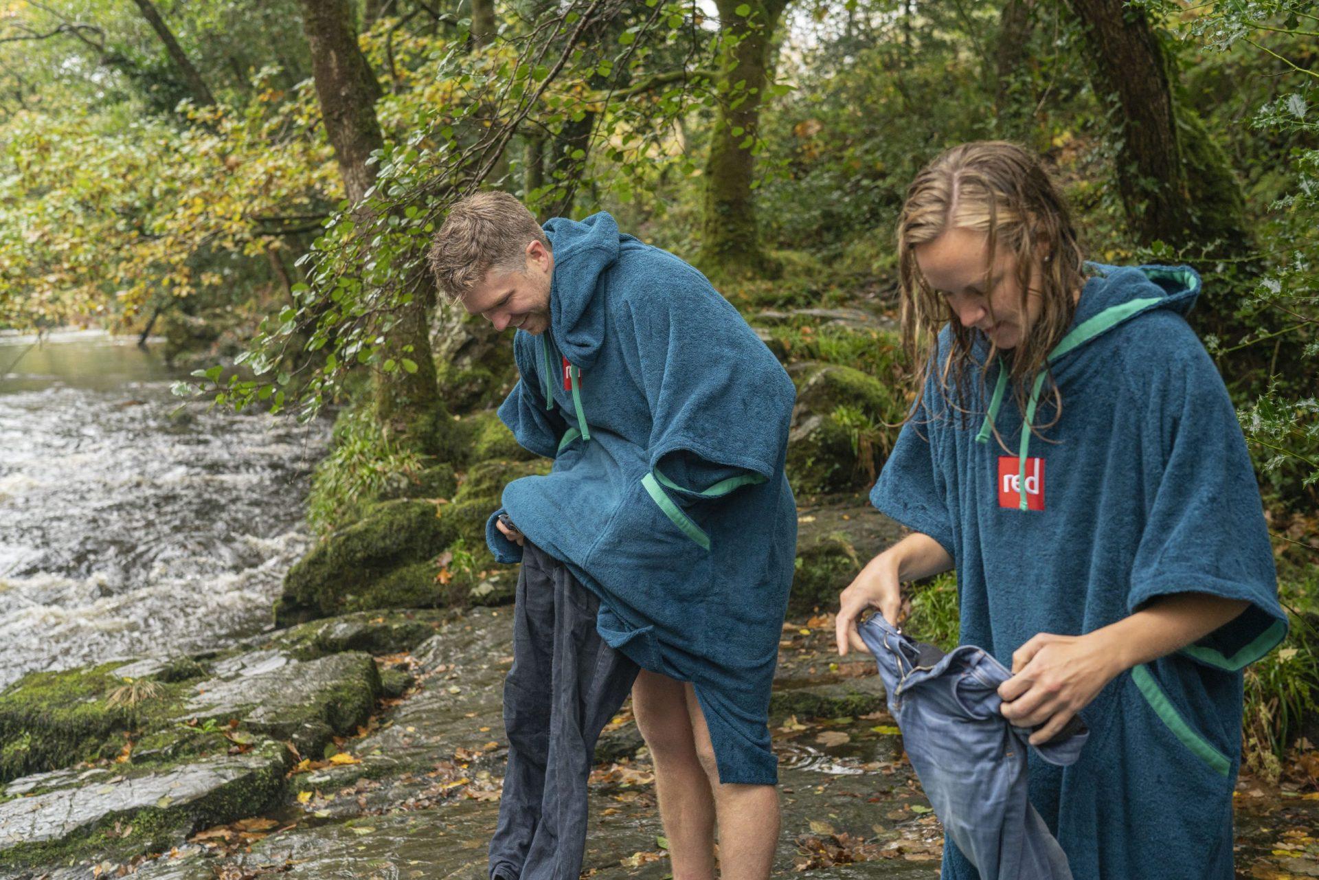 Poncho Red Original modre barve