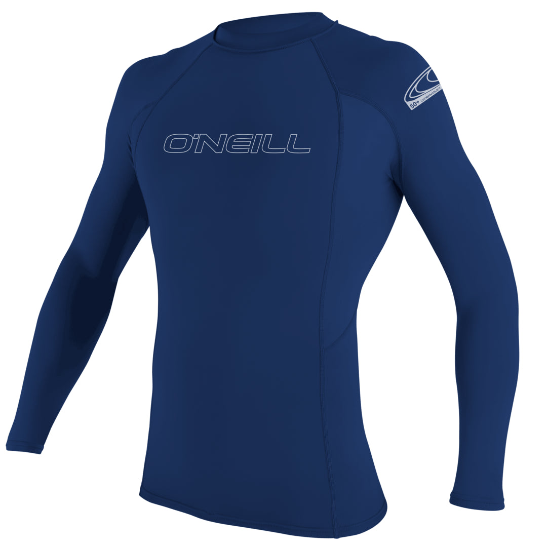 Lycra z dolgimi rokavi O'Neill Skins L/S, oprijeta, navy-modra, moška