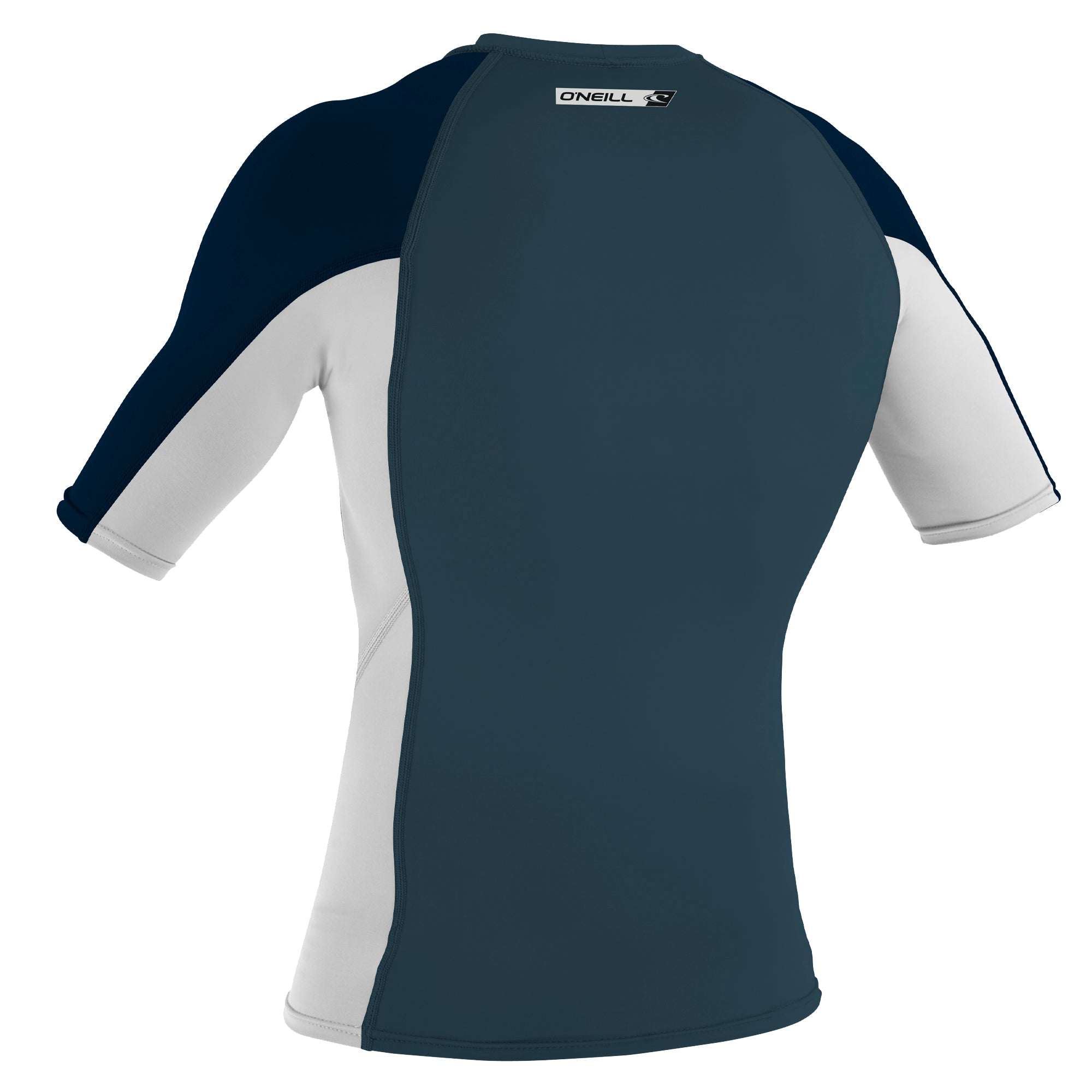 Moška majica z UV zaščito O'Neill Premium Skins Rash Guard CadetBlue:White