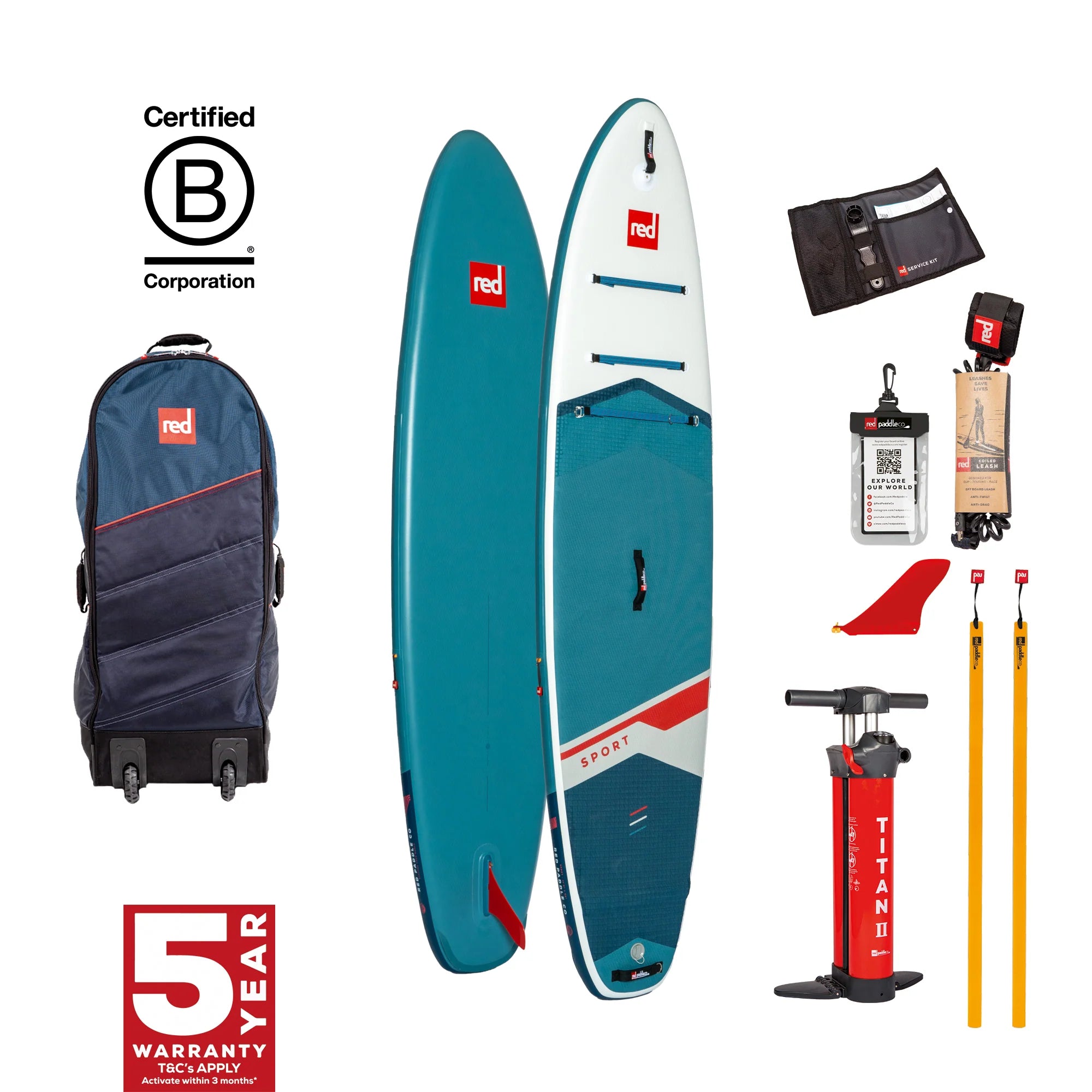 SUP deska Red Paddle Co 11'3 Sport paket