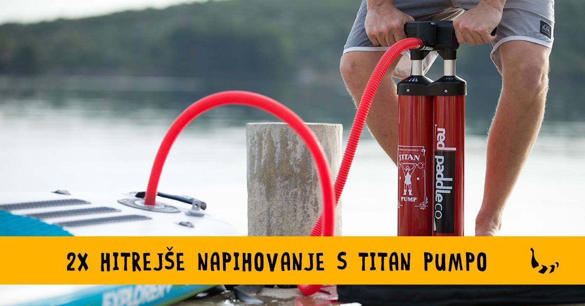Titan pumpa - več supanja, manj pumpanja - Bananaway