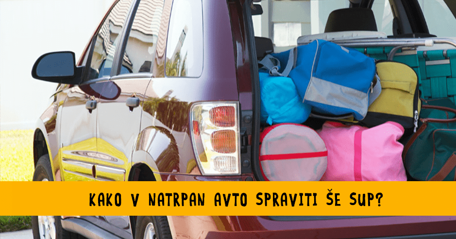 Kako v poln družinski avto spakirati še sup? - Bananaway