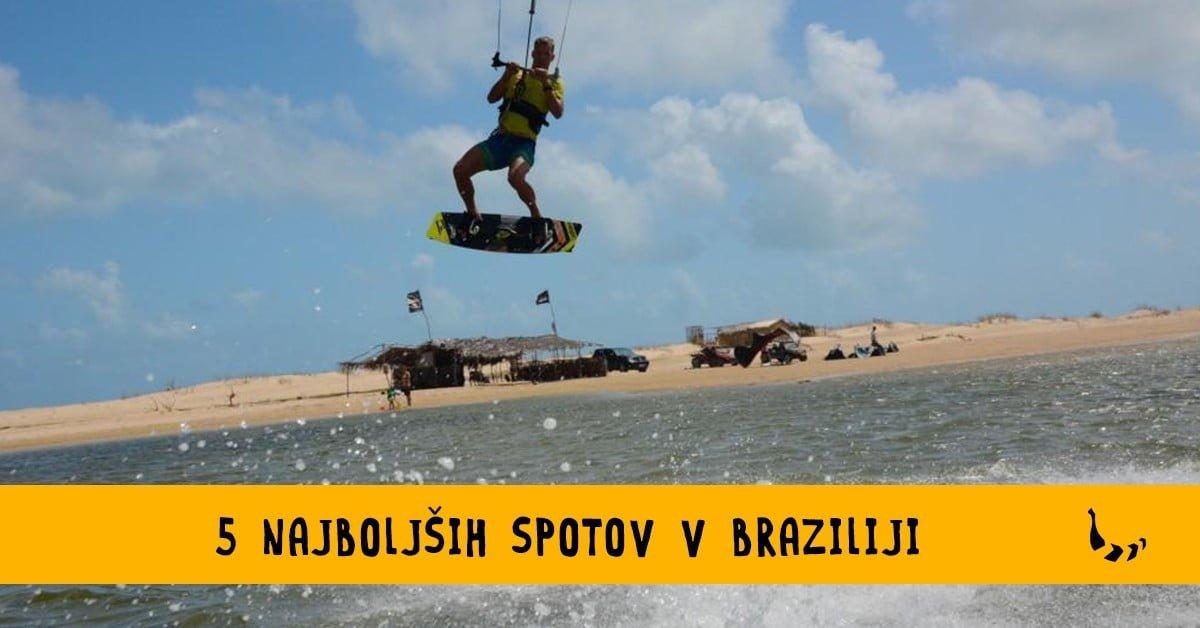 Najboljših 5 kite spotov v Braziliji - Bananaway