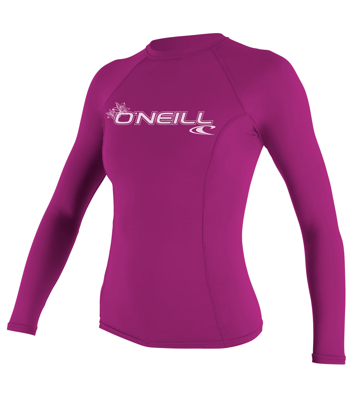 UV majica z dolgimi rokavi O'Neill Basic Skins L/S, široka, roza, ženska
